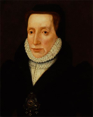 Painting of Lady Margaret Douglas from 1560-1565. Unknown author.