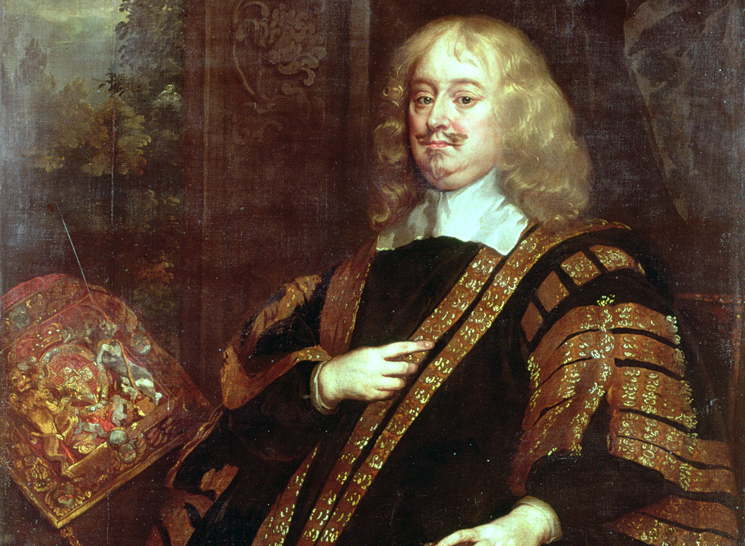 Edward Hyde, Earl of Clarendon as Lord High Chancellor, by Peter Lely, c.1666. Ⓒ Middle Temple London / Bridgeman Images.