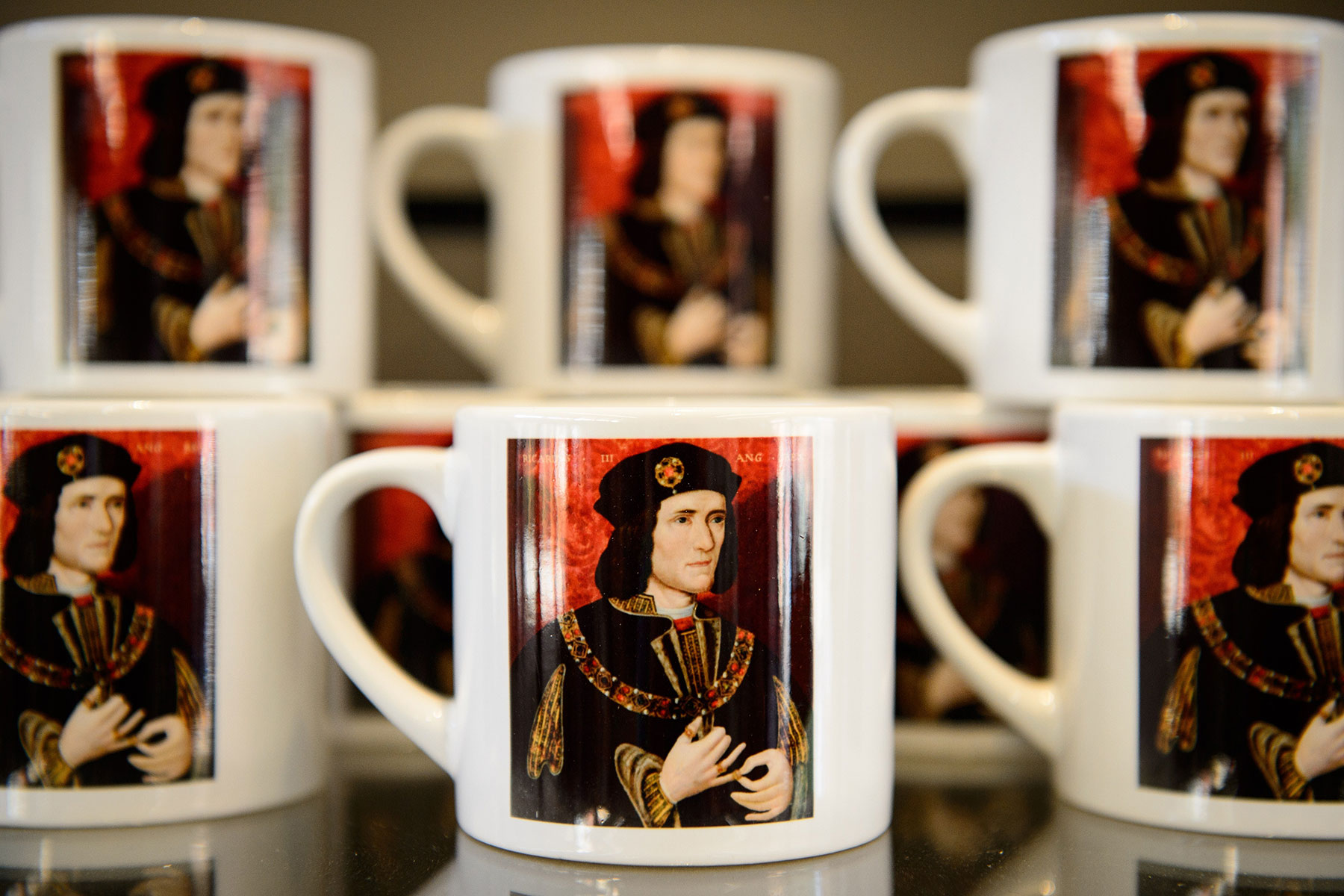 Souvenirs from the King Richard III visitor centre in Leicester.