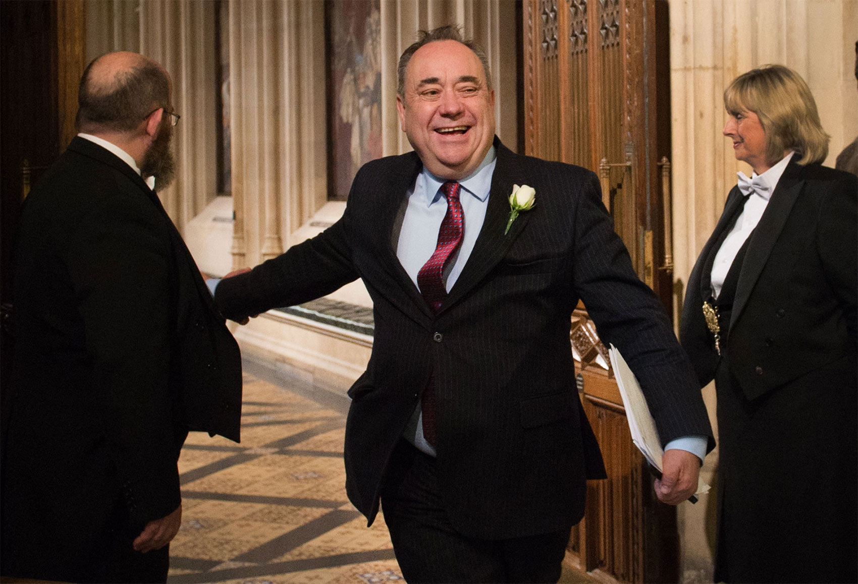 Alex Salmond arrives for the State Opening of Parliament, May 27th, 2015