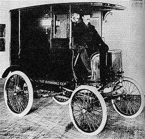  The company's first product was a delivery truck, completed in January 1900.