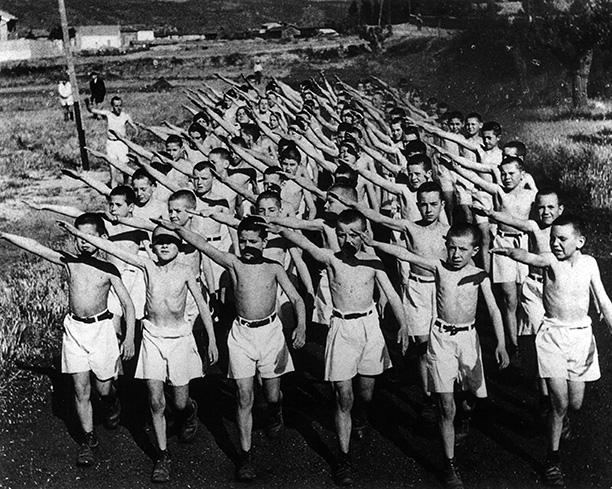 French children at a summer camp in the 1940s. Getty/Mondadori