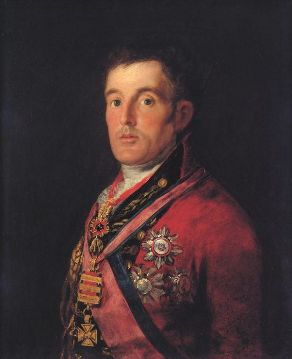 Portrait of the Duke of Wellington 1812-14 by Goya (National Gallery, London). - See more at: /james-whitfield/goyas-wellington-duke-disappears#sthash.ltr2IAx2.dpuf