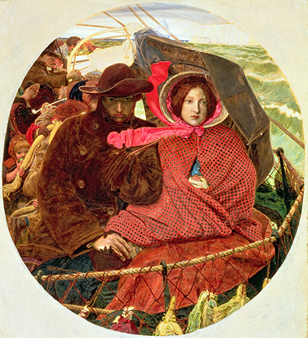 Troubled waters: The last of England, by Ford Madox Brown, 1860. Ⓒ Fitzwilliam Museum, Cambridge/Bridgeman Images