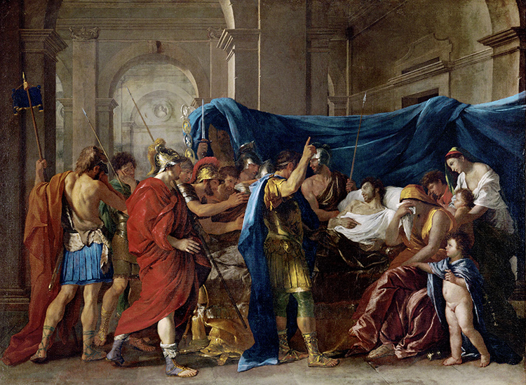 A new Alexander: The Death of Germanicus, by Nicolas Poussin, 1626/38. ©  akg-images