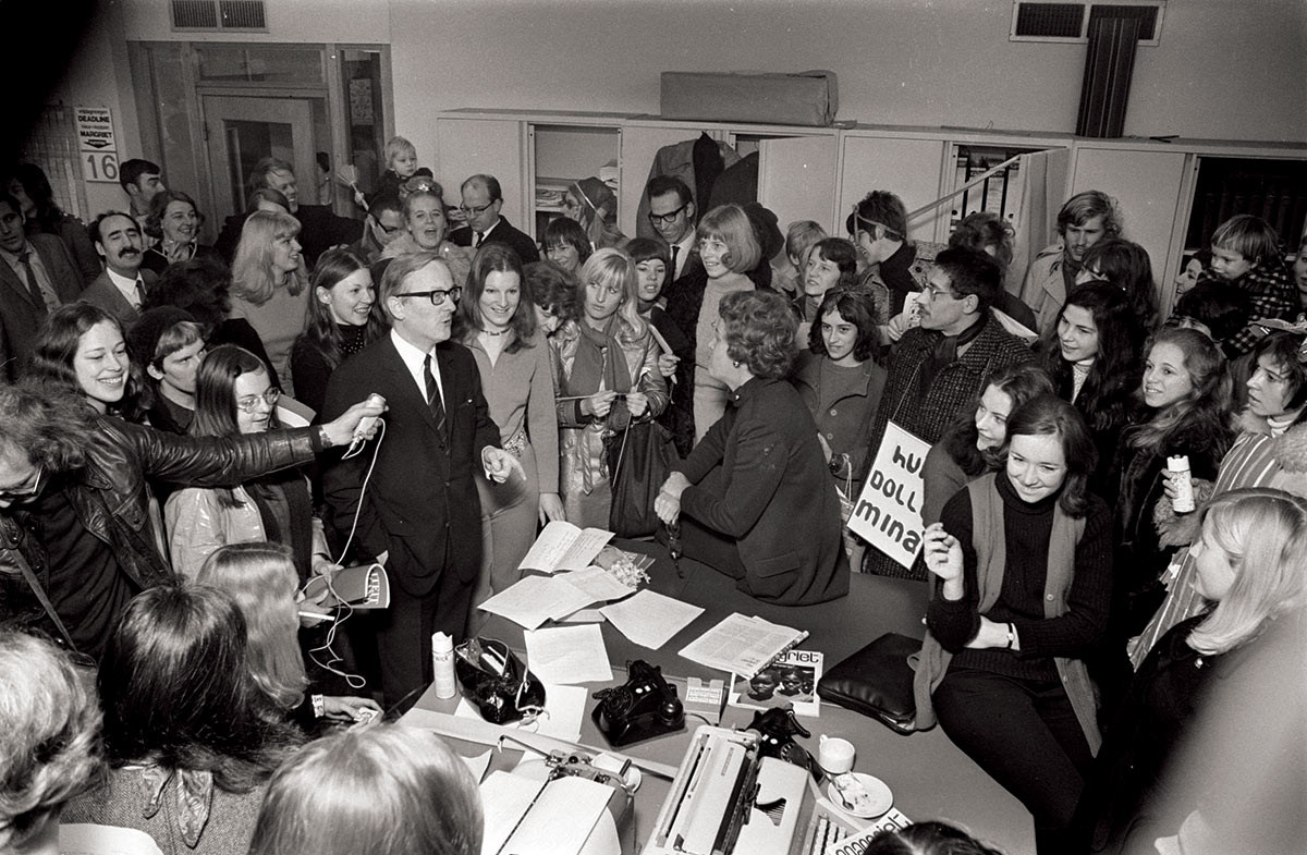 Speaking truth to power:  Dolle Mina in Margriet’s offices,  20 February 1970.