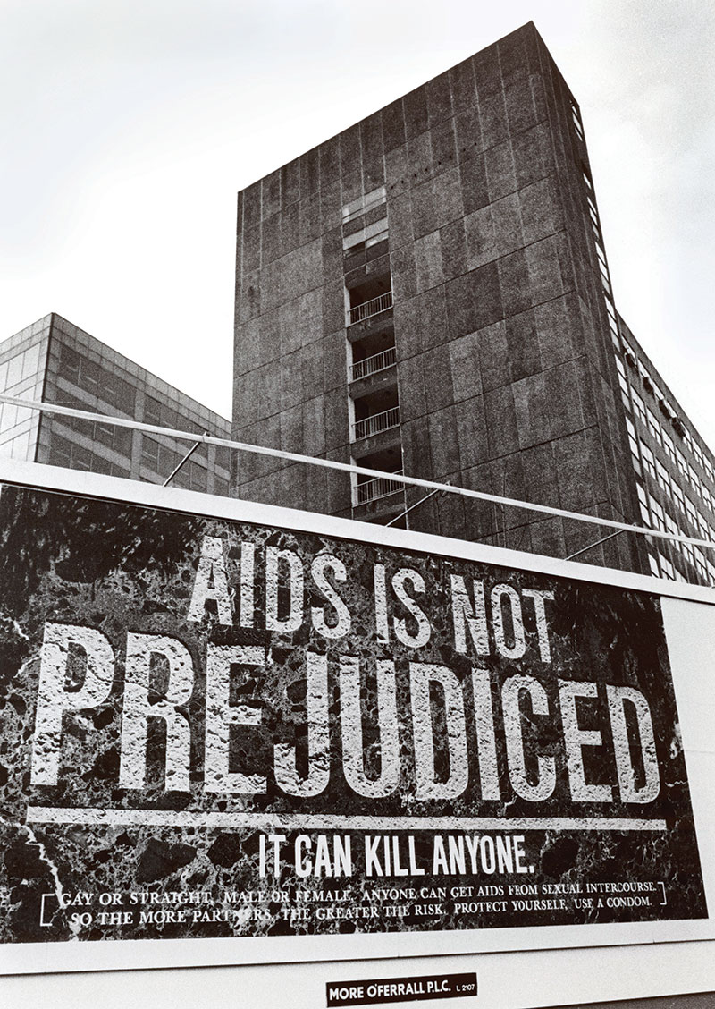 Stark warning: AIDS poster, UK, c.1980s.