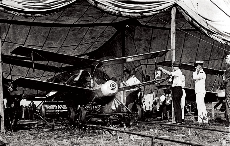 ‘Much like a diving falcon’: the prototype Kettering Bug, c.1918.