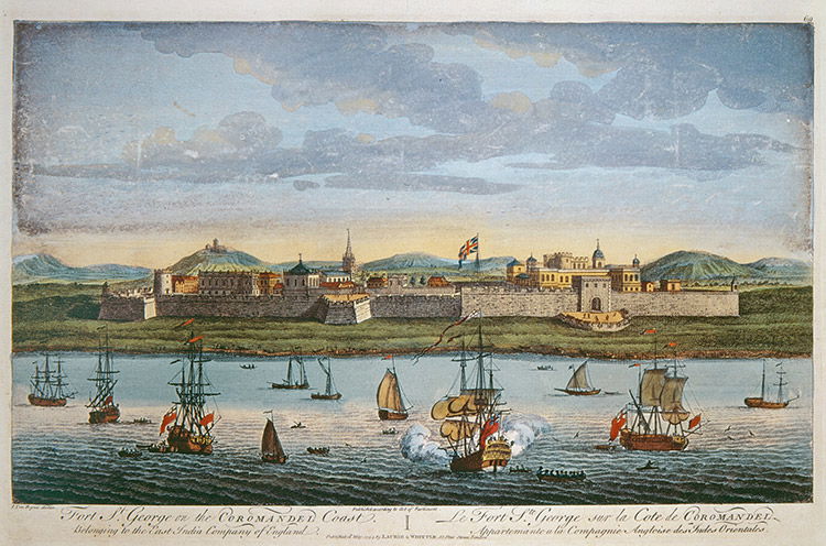 Stronghold: Fort George, India's first English fortress, by Jan Van Ryne, 18th century