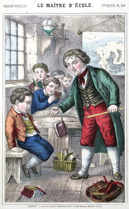 Teaching the natives: ‘The School Master’, a French illustration, c.1860