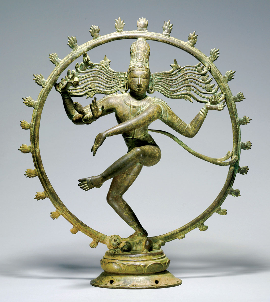 Touching the divine: Shiva as Lord of the Dance, bronze, Chola period, 10th-11th century.