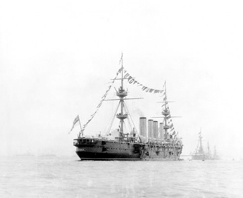 HMS Terrible at Queen Victoria's Diamond Jubilee Fleet Review in 1897