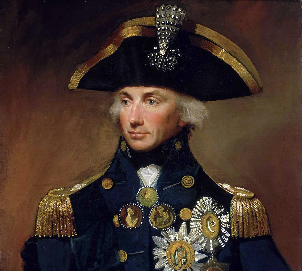 Vice Admiral Horatio Lord Nelson, by Lemuel Francis Abbott.