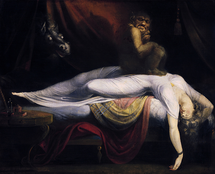 The Nightmare by Henry Fuseli, 1781.