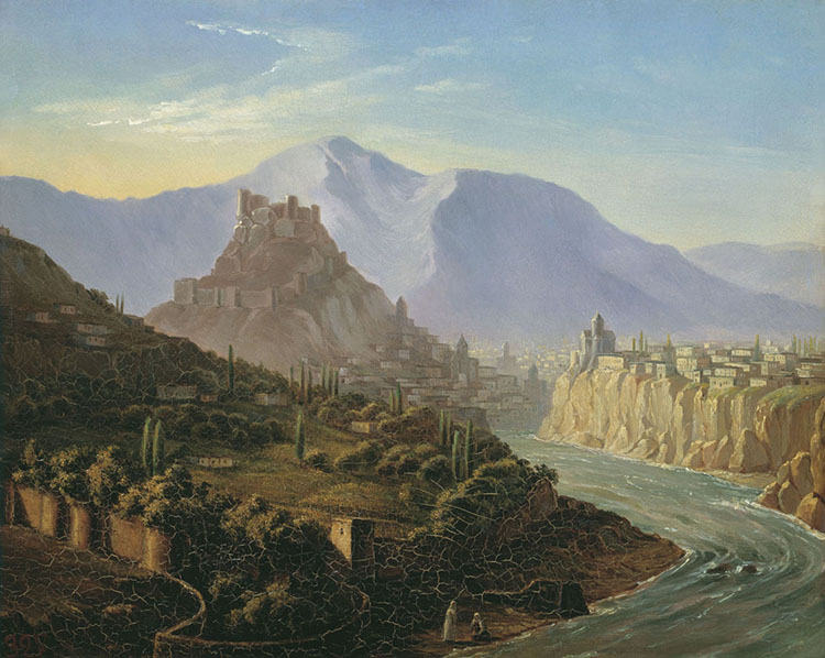 Tiflis, by Mikhail Lermontov, 1837. 