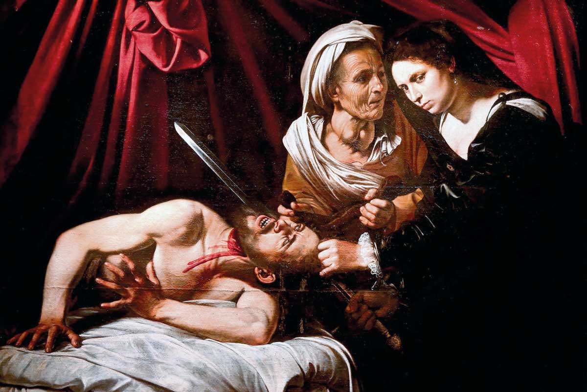 Judith Beheading Holofernes, attributed to Caravaggio. 