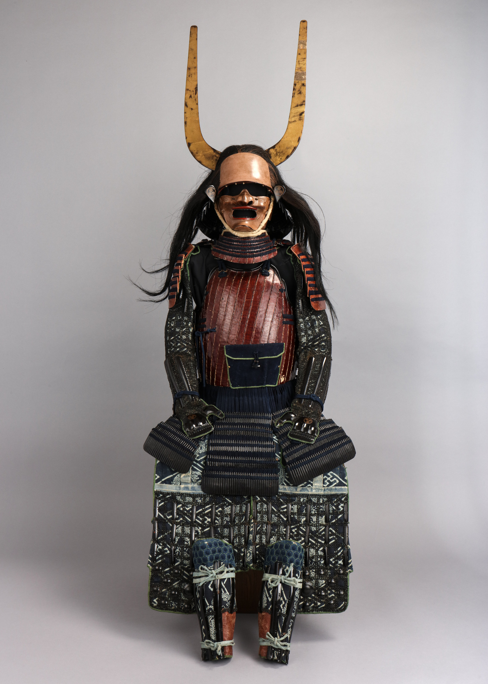 Momoyama period (1573–1615) armour worn by Ishida Mitsunari (1559–1600), the historical inspiration for Shōgun’s Ishido. 
