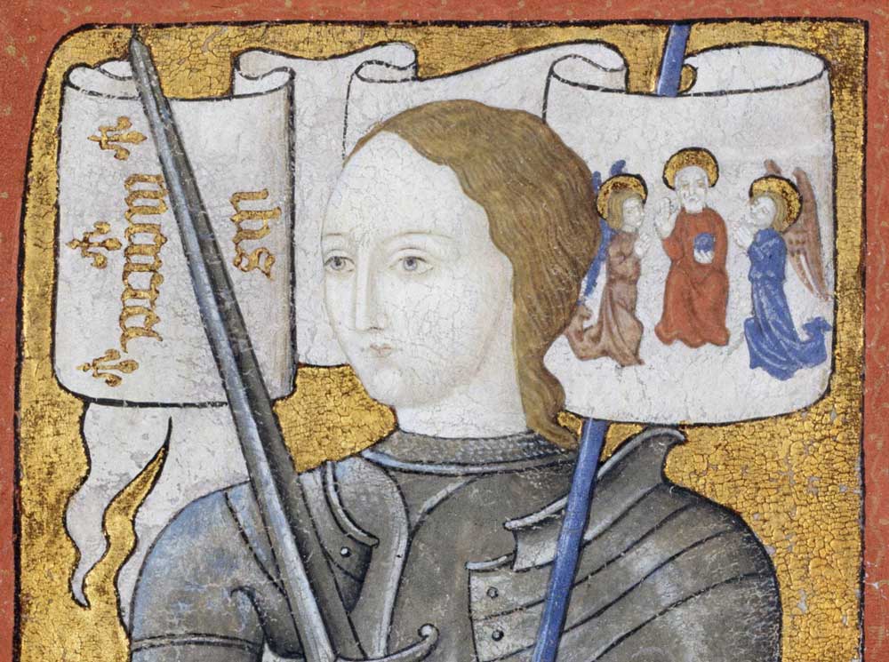 Depiction of Joan of Arc, late 15th century.