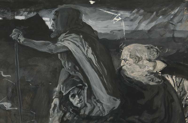 Study for King Lear (detail)