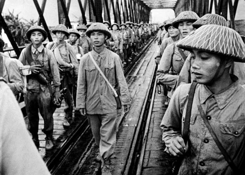 Vietnamese soldiers during the First Indochina War.