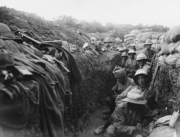 5th Battalion Royal Irish Fusiliers in the trenches at Gallipoli, 1915