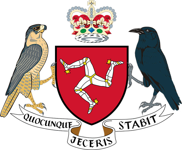 Stable entity: The Isle of Man’s coat-of-arms, adopted in the 13th century, with the motto: ‘Whichever way you throw me, I will stand.’