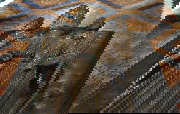 The tomb of King John at Worcester Cathedral