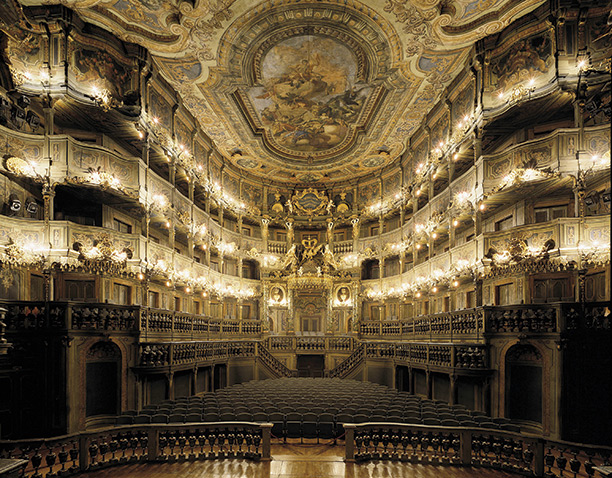 The Margravial Opera House in Bayreuth, built under the auspices of Margravine Wilhemine. AKG Images/Erich Lessing