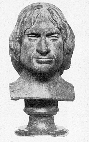 Lorenzo the Magnificent: bronze bust, presumably after a death-mask
