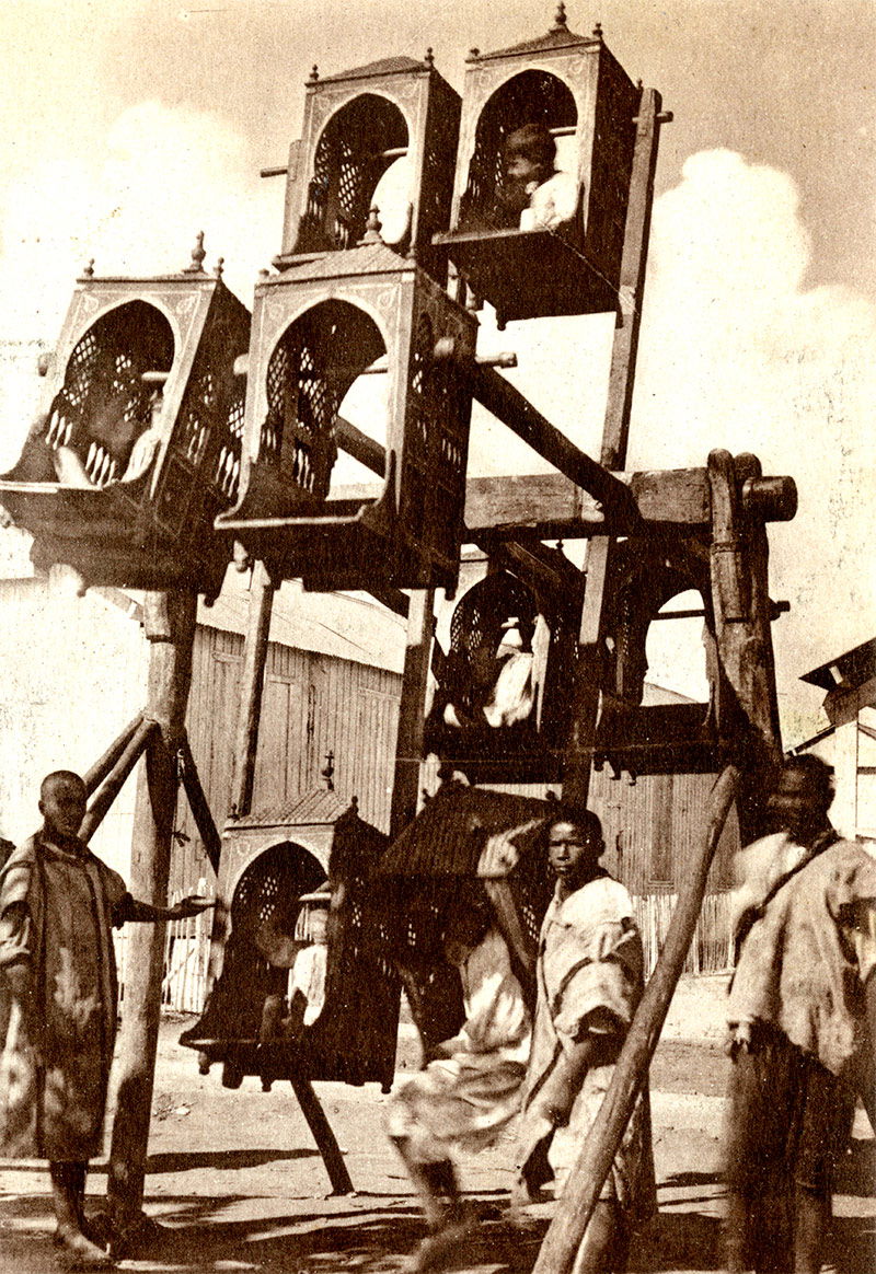 Wheel ride, c.1910. Wheel ride, c.1910.
