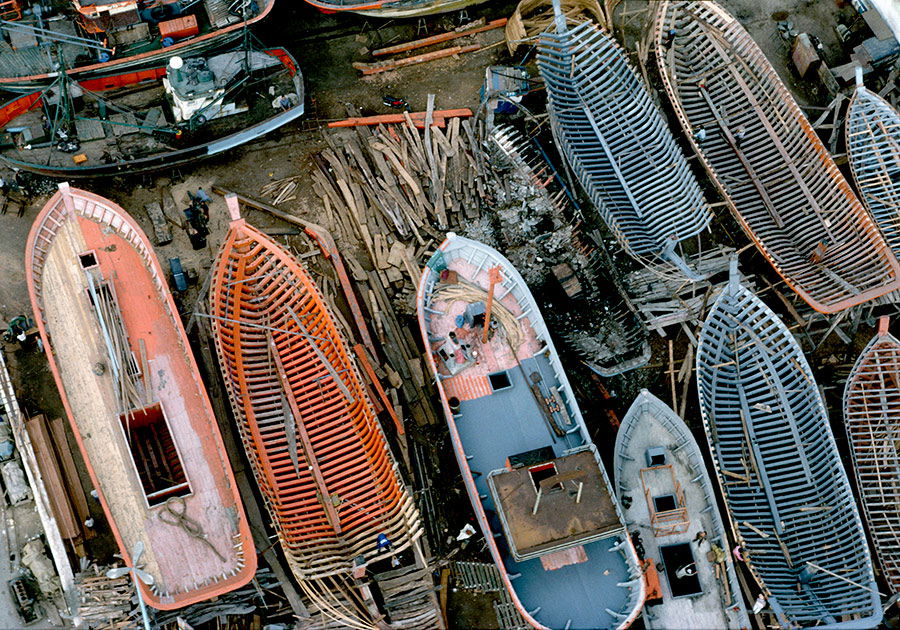 Shipyard in Safi on Morocco’s Atlantic coast. Shipyard in Safi on Morocco’s Atlantic coast.