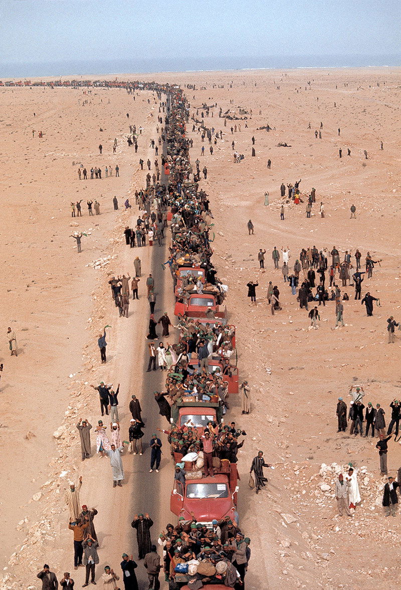The Green March, 6 November 1975. The Green March, 6 November 1975.