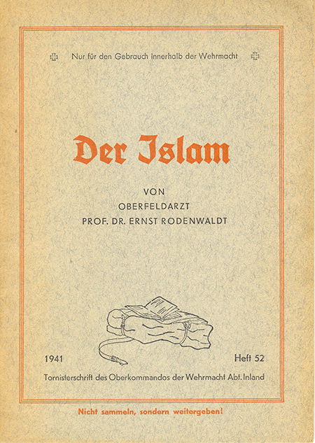 The cover of Der Islam, 1941. The cover of Der Islam, 1941.