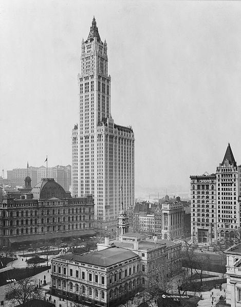 The Woolworth Building, built in 1913 The Woolworth Building, built in 1913