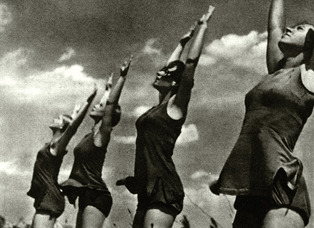 Body beautiful: a still from Leni Riefenstahl's Olympia
