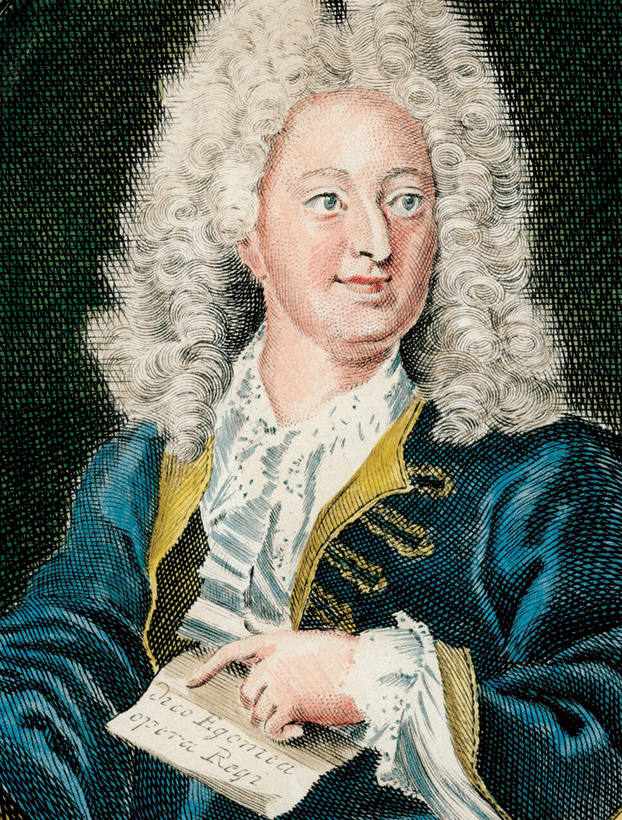 Contemporary engraving of John Law after Hyacinthe Rigaud.