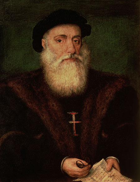 Anonymous portrait presumed to be of Vasco da Gama, c.1524.