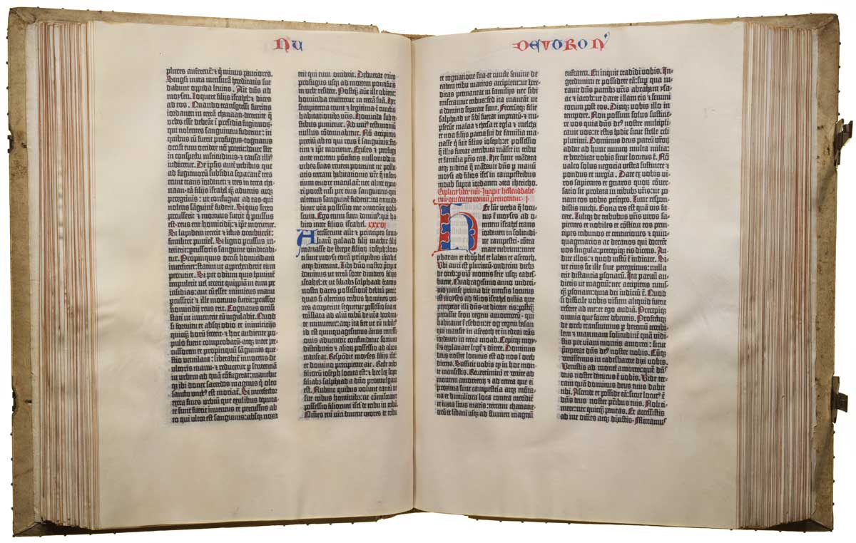 The '35th' Gutenberg Bible, from the collection of the Library of Congress.