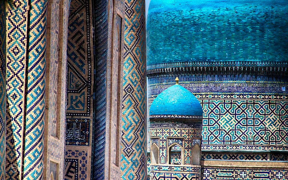The blues of Samarkand. Photo: Angshuman Chatterjee
