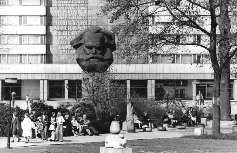 Karl Marx Monument, Chemnitz. Wiki Commons.