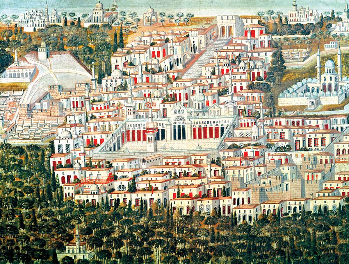View of Damascus, 17th century © Bridgeman Images