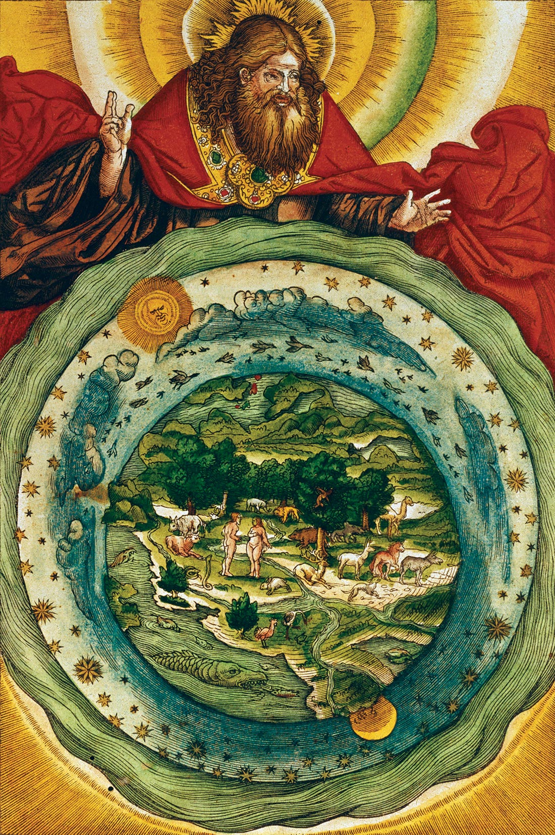 The Creation, from the Luther Bible, c.1530. 