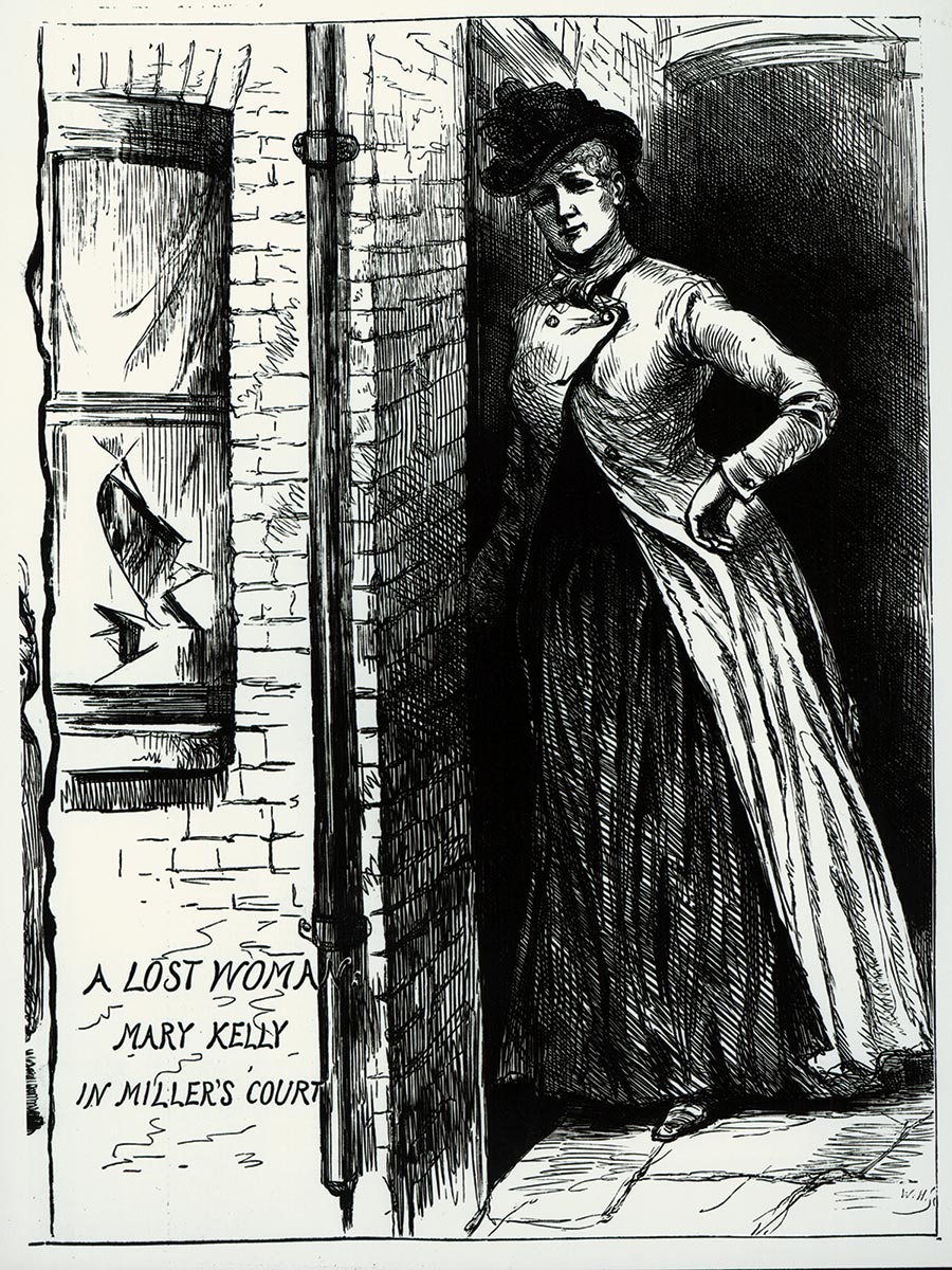 Mary Kelly in Miller’s Court, London, 1888.