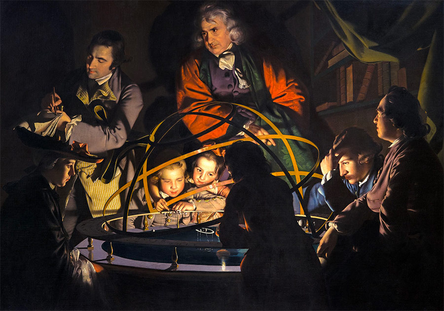 Joseph Wright of Derby, The Orrery, c.1766.
