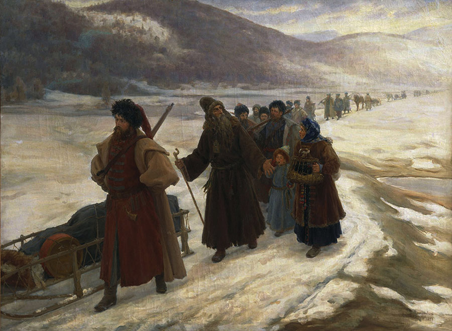 Road to Siberia, by Sergei Miloradovich.