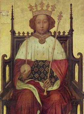Portrait Richard II of England, mid-1390s