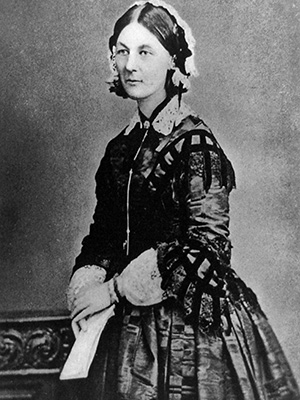 Florence Nightingale in 1856. Library of Congress