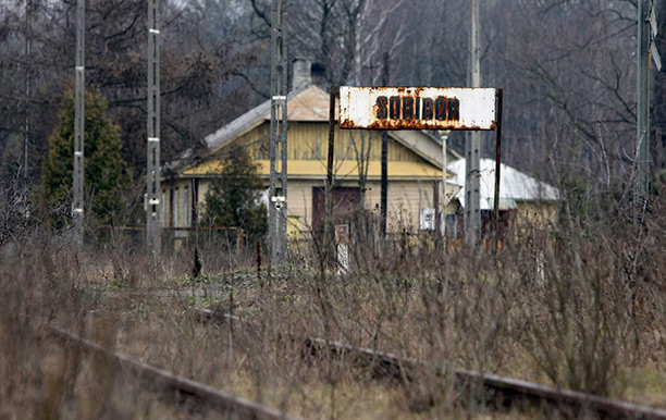 Not the end of the line: Sobibór station in 2009, the time of Demjanjuk's trial