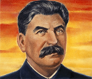 Propaganda portrait of "Marshal Stalin", from the Second World War