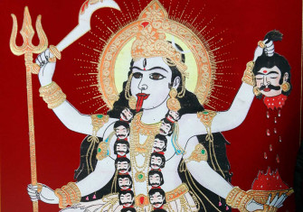 Likeness of the goddess Kali, Nepal, unknown date.